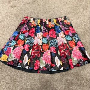 Alice + Olivia Multicolor Floral Skirt